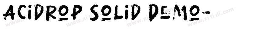 Acidrop Solid Demo字体转换 Acidrop Solid Demo字体转换